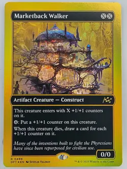 Magic The Gathering - 0498 Marketback Walker - Rare First Place Foil - Image 1