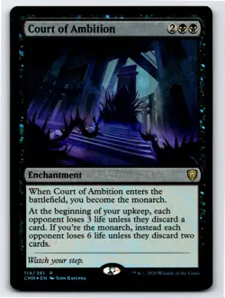 Court of Ambition R Commander Legends # 114 NM Foil - Image 1