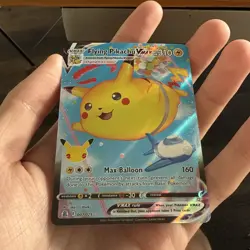 2021 Pokemon SWSH Celebrations Flying Pikachu VM #007/025 - Image 4