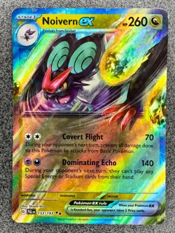 Noivern EX 153/193 NM EN Pokemon TCG Paldea Evolved Double Rare - Image 1