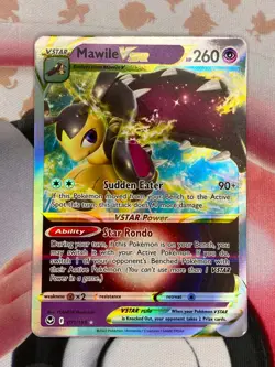 Mawile VSTAR 071/195 English Pokemon TCG Silver Tempest Ultra Rare Full Art - Image 3