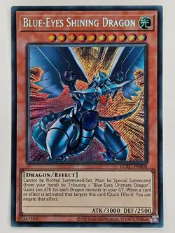 Yu Gi Oh - LCKC-EN008 Blue-Eyes Shining Dragon - Secret Rare - Image 1