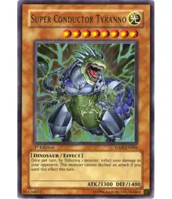 Yugioh - Super Conductor Tyranno (Ultra Rare) (1st Edition) - SD09-EN001 P - Image 1