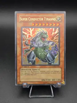 Super Conductor Tyranno SD09-EN001 YuGiOh Structure Deck: Dinosaur's Rage 1st ED - Image 1