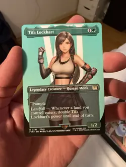 MTG Final Fantasy Tifa Lockhart Borderless Regular Card R-0391 - Image 1