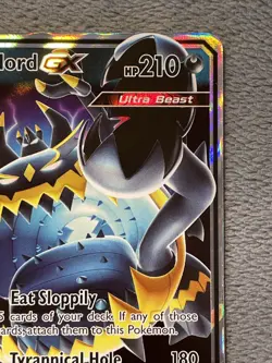 Guzzlord GX 63/111 Crimson Invasion Pokemon Card Full Art Rare Holo NM - Image 4
