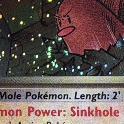 Pokemon TCG Dark Dugtrio Rare Holo Card #6/82 Team Rocket W/SWIRL 🌀 - Image 2