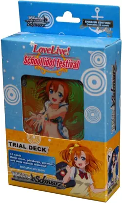 Weiss Schwarz Love Live School Idol Festival Trial Deck English Anime Card Game - Image 1