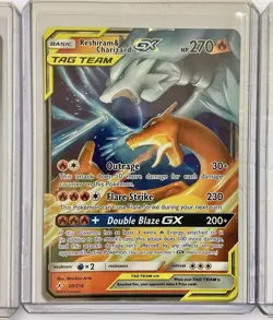28 Pokemon Cards, Fusion Strike Celebi V 245, Reshiram/Charizard GX 20 & Promo’s - Image 3