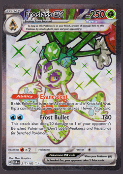 Froslass ex 217/182 Paradox Rift Holo Pokemon TCG Card 2023 NM - Image 1
