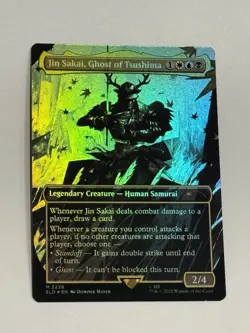 MTG Jin Sakai, Ghost Of Tsushima FOIL Secret Lair Drop - Image 1