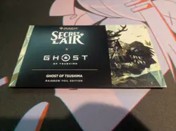 MTG Secret Lair x Playstation: Ghost of Tsushima Rainbow Foil - Image 1