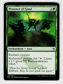 MTG, Masters 25, Presence of Gond, Normal, No.184, C Enchantment - Aura - Image 1
