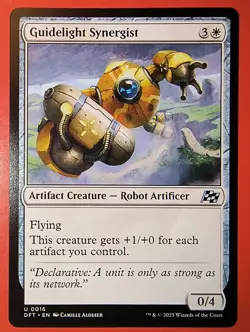MTG, AETHERDRIFT: GUIDELIGHT SYNERGIST, UNCOMMON #0016, REGULAR FINISH - Image 1