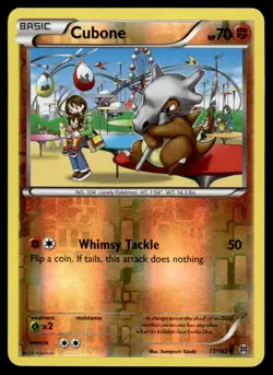 Pokemon TCG Cubone XY - BREAKthrough #77 Holo Rev - Image 1