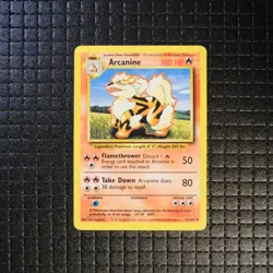 1999 Pokemon Game Base Set - Arcanine #23 WOTC - Image 1