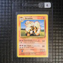 1999 Pokemon Game Base Set - Arcanine #23 WOTC - Image 3