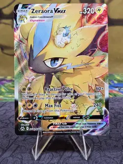 Pokemon Zeraora VMAX GG42/GG70 CRZ Crown Zenith Galarian Gallery NM - Image 1