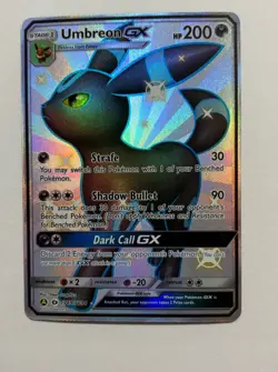 Pokemon Umbreon GX TCG SV69/SV94 Hidden Fates Shiny Holo Rare Mint Condition - Image 2