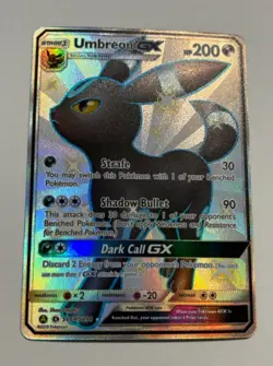 Pokemon Umbreon GX TCG SV69/SV94 Hidden Fates Shiny Holo Rare Mint Condition - Image 3
