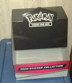 Pokemon TCG Prismatic Evolutions White Tech Sticker Collection Display Box Empty - Image 1