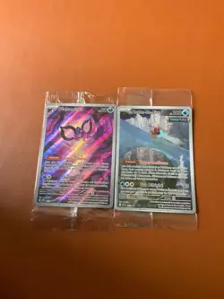 cartes Pokemon Lot de 2 cartes HOLO PROMO Scellees EV6.5 FRANCAISES - Image 1