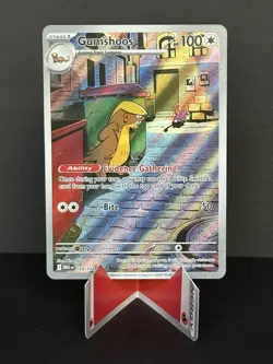 Pokemon Gumshoos Illustration Rare 153/132 Mega Evolution NM - Image 1