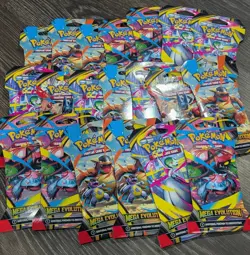(LOT OF 20) Pokemon TCG Mega Evolution Set Sleeved Booster Packs NEW! - Image 1