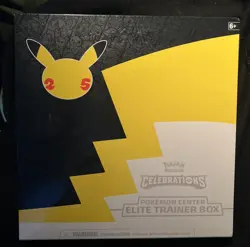 Pokemon Center Celebrations 25th!! Elite Trainer Box ETB Pokemon TCG SEALED - Image 1