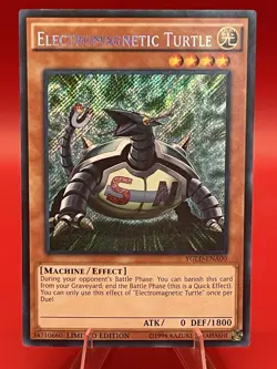 Electromagnetic Turtle YGLD-ENA00 King of Games: Yugi's Legendary Decks... - Image 1