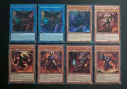 Lotto yugioh deck Abisso Bruciante Cherubino Angelo D'EbanoRubic Malebranche Far - Image 1