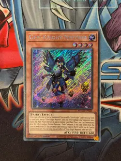 YUGIOH GEM-KNIGHT NEPYRIM SECRET RARE NEAR MINT BLMM-EN021 - Image 1