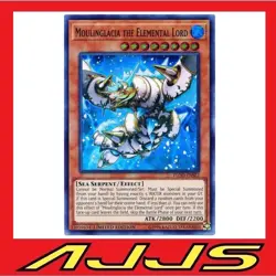 YuGiOh MOULINGLACIA THE ELEMENTAL LORD Super Rare Limited Ed FLOD-ENSE2 M/NM - Image 1