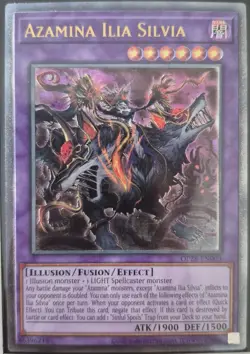 YuGiOh Azamina Ilia Silvia Ultimate Rare OP28-EN003 - Image 1