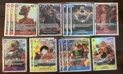 One Piece TCG SR LOT of 74 Foil Cards English Mixed Sets All NM - Image 3