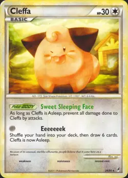 Cleffa 24/95 Rare Call of Legends Pokemon Card NM - Image 1