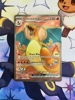 Charizard ex 183/165 Ultra Rare 151 Pokemon Near Mint Pokemon Card - Image 1