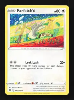 Farfetch'd 115/172 Brilliant Stars English Pokemon Card TCG - Image 1