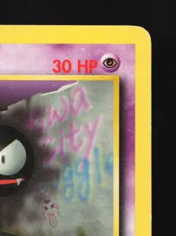 Gastly 75/130 HP Base Set 2 English Pokemon Card TCG - Image 5