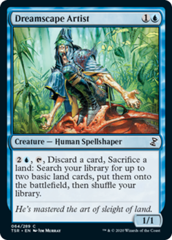 Dreamscape Artist FOIL Time Spiral Remastered NM Blue Common MAGIC CARD ABUGames - Image 1