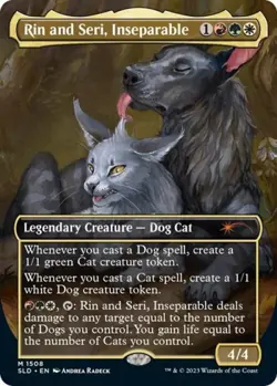 MTG English Rin and Seri, Inseparable (1508) NM Foil Secret Lair - Image 1