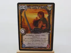 WARLORD Saga of the Storm CCG Character Card THE LADY OF MERCY 185/369 - Image 1