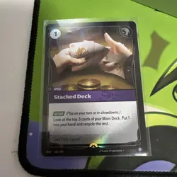 Riftbound Nexus Nights Foil NM English Stacked Deck Promo Card 183/298 - Image 1