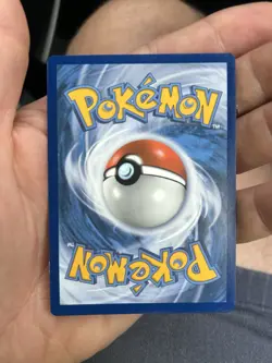 Holographic Blank Genuine Pokemon Card - Swirl Holo - Near Mint Very Rare - Image 2
