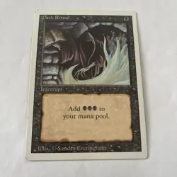 1994 Magic: The Gathering MTG Card - Revised 3rd Edition - Dark Ritual - Image 1