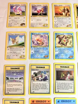 Pokemon Vintage GYM HEROES Card Lot of 21 - FIRST EDITION 1999 WOTC NM - Image 2