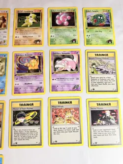 Pokemon Vintage GYM HEROES Card Lot of 21 - FIRST EDITION 1999 WOTC NM - Image 3