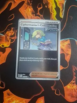 Pokemon Ciphermaniac's Codebreaking Reverse Holo Card 145/162 Temporal Forces - Image 1