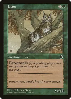 Lynx Portal Second Age PLD Green Common MAGIC THE GATHERING MTG CARD ABUGames - Image 1