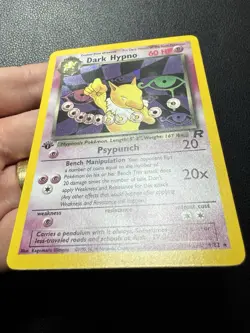 Dark Hypno 9/82 1st Edition Holo 1999-2000 Team Rocket Pokemon Card NM - Image 5